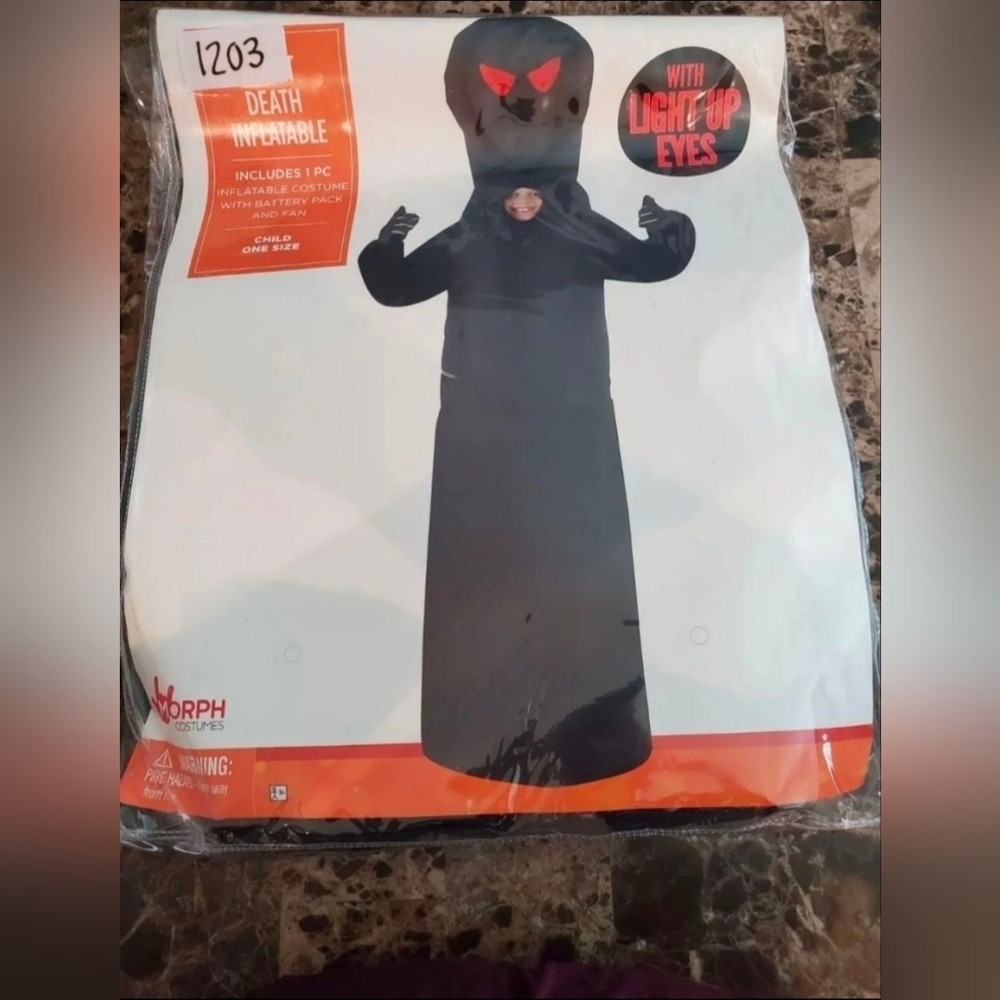 Inflatable Giant Death Inflatable Costume Child One Size